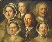 William Hogarth, Heads of Six of Hogarth's Servants